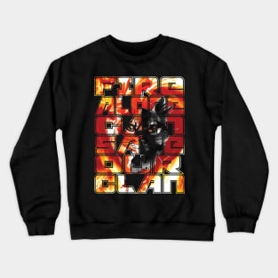 Fire Alone can save our Clan, Warrior Cats fanart for Warriors lovers Crewneck Sweatshirt